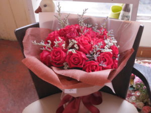 Red rose bouquet